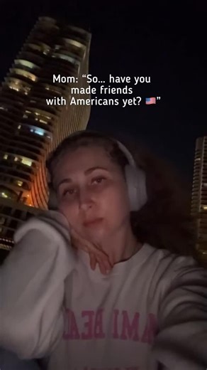 Victoria on Instagram: "When I first arrived in the US, I was sure: that’s it — my social circle will just happen on its own. Sun, ocean, everyone smiling… it felt like meeting people here would be easier than buying a bottle of water. Reality: in my building, it feels like 90% are Russians and Ukrainians. I walk out to the pool and it’s like I’m not in Miami — it’s more like a summer terrace back home “with my people.” And you know what’s the funniest part? Since I’ve been here, I’ve managed to