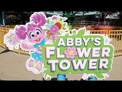 Abby's Flower Tower FULL POV Ride Experience at Sesame Street in SeaWorld Orlando