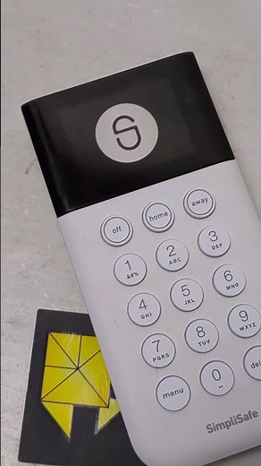 SimpliSafe Home Security System Keypad Remote White Model SSKP3