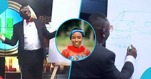 Akrobeto tackles NSMQ Problem of the Day on Real News, gets hilarious result