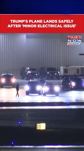 Air Force One carrying Trump To Davos Turns Around After "Minor Electrical Issue" | TIMES NOW