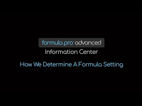 Baby Brezza Formula Pro Advanced Information Center - How We Determine a Formula Setting