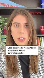 Does 'electability' really matter? We polled it and got surprising results