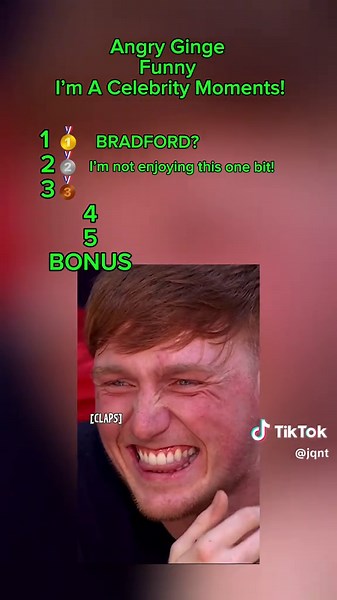 Funny Moments from I'm a Celebrity Featuring Angry Ginge