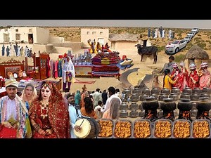 Marriage Ceremony in Desert | Traditional Wedding of Nomadic Community In Desert Village Pakistan