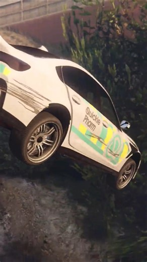 GTA V Car Flying Stunt | Insane Sky Jumps & Air Tricks Short #shortsviral #ytshorts #shortsfeed