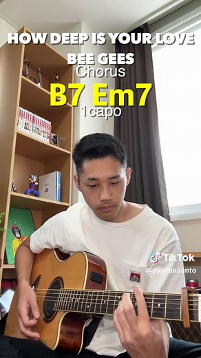 Guitar Tutorial: How Deep Is Your Love Chords with Easy Guitar Lesson