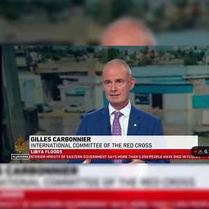 1.6K views · 111 reactions | Our biggest challenge in #Libya is to access the affected areas. Most roads have been destroyed and access to network and internet is cut. Gilles Carbonnier, ICRC's Vice President, on our teams' response to the needs following the floods. | International Committee of the Red Cross | Facebook