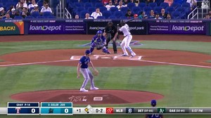 Jon Gray K's five Marlins