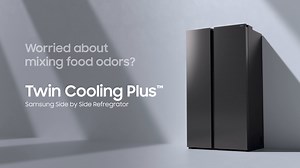 43K views · 98 reactions | Keep it fresh, always. With Samsung’s Side-by-Side Refrigerator Twin Cooling feature, cool air spreads evenly to keep your food fresh wherever you place it. الأكل دايمًا طازة! تلاجة سامسونج Side by Side بخاصية Twin Cooling بتوزّع التبريد في كل مكان، علشان كل حاجة تفضل طازة مهما كانت فين. | Samsung | Facebook