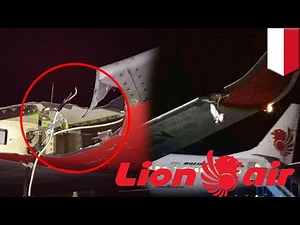 Kronologi Lion Air JT 633 senggol tiang bandara - TomoNews