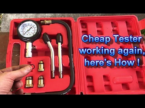 Engine Compression Tester Stopped Working - Fixed