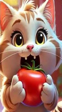 Red Tomato Is Very Fun, Red Tomato, Hindi Cartoon Song for Kids #shorts #preschool #poems #viral