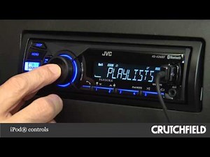 JVC KD-X250BT Car Digital Media Receiver Display and Controls Demo | Crutchfield Video