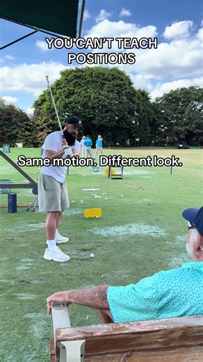 You can’t get better trying to learn positions. Every great player looked different. Same motion. Train what actually works. The only Jimmy Ballard Swing Connector — available on Amazon. #GolfSwing #GolfInstruction #GolfTraining #GolfTips #JimmyBallard