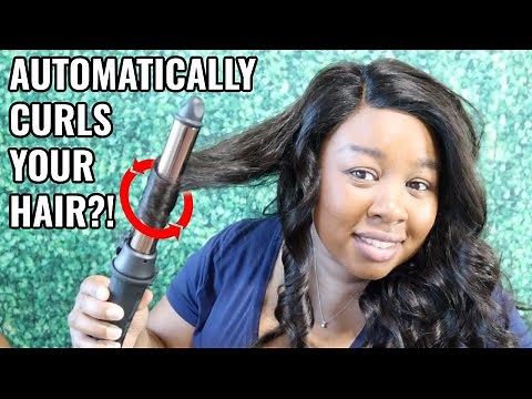 Auto Rotating curling iron review... Does this thing really work?!
