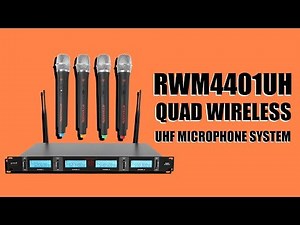 200 FT DISTANCE TEST with the Rockville RWM4401UH QUAD Mic Wireless UHF Microphone System