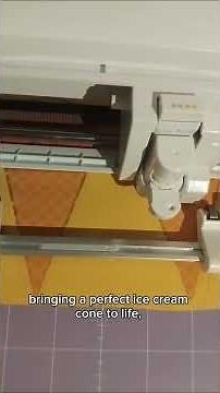 How to Make a DIY 3D Paper Ice Cream Cone Cardstock Craft Tutorial#diycrafts