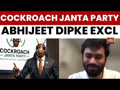Cockroach Janta Party Protest In Delhi | Abhijeet Dipke Exclusive Interview | India Today