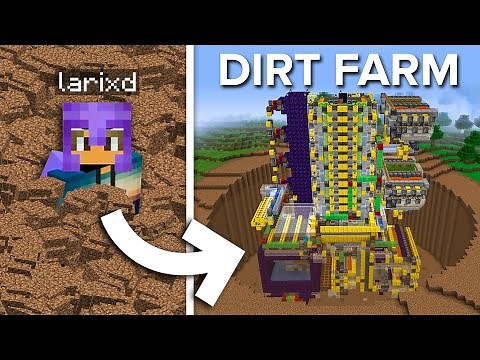 We Built a Truly Infinite Dirt Farm in Minecraft