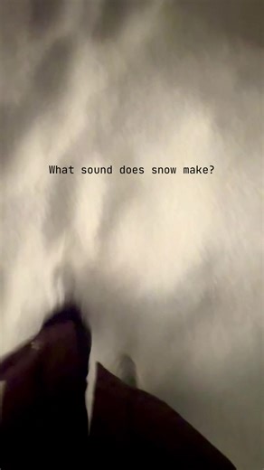 ❄️👣 What sound does snow make? That perfect crunch under your boots—like tiny crystals snapping in slow motion. Pure winter ASMR. #WhatSoundDoesSnowMake #SnowCrunch #WinterASMR #SatisfyingSounds