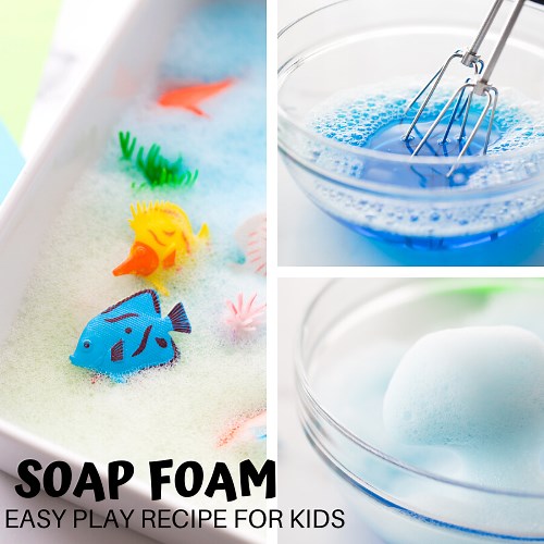 Soap Foam Sensory Play for Kids