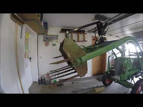 Baas Frontlader Umbau auf hydraulische Gerätebetätigung