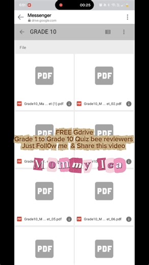FREE (Libre) Gdrive for Grade 1 to Grade 10 Quiz bee reviewers Just Fo||0w me & Shar€ this video (This files is shared by Mommy Eunice) | FREE Learning Resources by 𝗠𝗼𝗺𝗺𝘆 𝗜𝗰𝗮