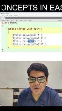 print and println Methods in java. #coding #javaprogramming #icsejava