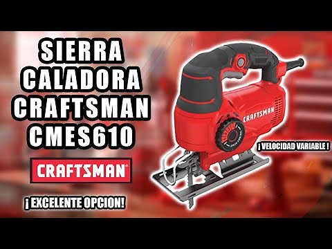 PRUEBAS DE CORTE SIERRA CALADORA CMES610 CRAFTSMAN