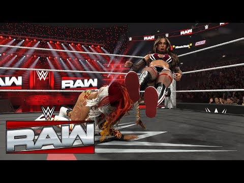 WWE 2K26 UNITED STATE CHAMPION MATCH NIKKI BELLA VS ZELINA VEGA| RAW