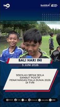 FOOTBALL SCHOOLS WELCOME THE 2026 WORLD CUP BROADCASTING ON TVRI ⚽📺 #latestnews #shorts