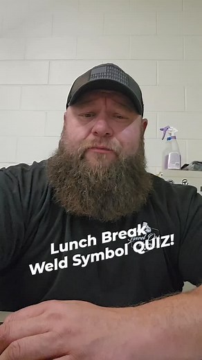 Lunch Break welding symbol Quiz! #fyp #teacher #education #welder #welding #skilledtrades #bluecollar #levelup | Josh Wolfe
