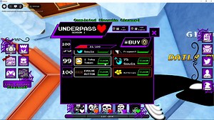 [roblox/undertale adventures]通行证达到一百并获得EVO BUTTON