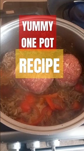 One Pot - Recipe - Leckere Nudel Eintopf - Gehacktes - Letscho - Gemüse - Schnelle Rezepte - Noodles