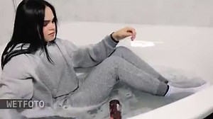 4.1K views · 64 reactions | Here is our new little video preview. Full version video availavbe in our member area at wetfoto.com Membership subscription price is $ 24.99. (1.56$ per set).without recurring (automatic) payments. | Wetlook by WetFoto.com wet girls jeans leggings stockings hair socks shoes | Facebook