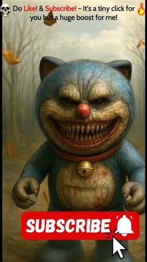 Horror version of the Doraemon characters #shorts #viral #horror #creepy #doraemon