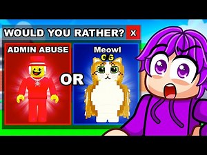 WOULD YOU RATHER in Steal a Brainrot?!