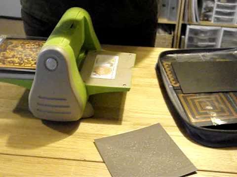 Spellbinders Impressability in a Cuttlebug Machine