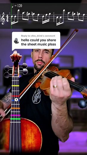 Megalovania Violin Tutorial with Sheet Music and Tabs