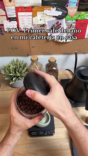 POV: Primer café del año en mi cafetería en casa #coffee #coffeetime #coffeelover