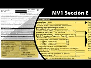 Completando la Sección E de la Solicitud Para Título y Placas de WI