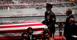 President George H.W. Bush laid to rest