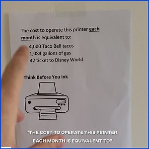 Student leaves passive aggressive note above printer 😂 | The Tab
