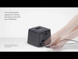 Weekly cleaning of your F&P SleepStyle - AU