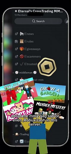 Roblox cross trading discord join now #crosstrading #trading #roblox #adoptme #mm2 #bloxfruits