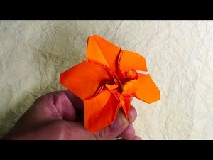 Origami Orchid Blossom (Robert J. Lang)
