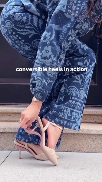 The Future of Women's Footwear! 👠🔥 Detachable Heel Design #Shorts#convertibleheels #viralvideo#heels