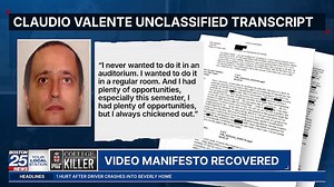 Read full transcript of videos, Brown University MIT professor shooter made before his death