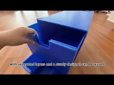 PP Corrugated Sheet Drawer Storage Box | Versatile Storage Solution